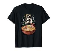 Fried Rice Spice Nice Hot Rice Maglietta