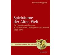 Friederike Krippner Spielräume der Alten Welt (Copertina rigida)