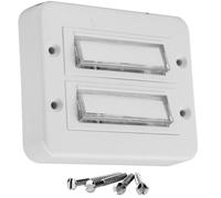 Friedland 40805 Campanello Da Parete 2-Fach Con Targhetta Illuminata Bianco