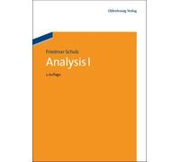 Friedmar Schulz Analysis 1 (Copertina rigida)