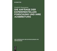 Friedrich Danne Die Anfänge Der Experimentellen Forschung Und (Copertina rigida)