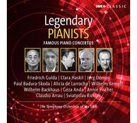 Friedrich Gulda Legendary Pianists: Famous Piano Concertos (CD) Box Set