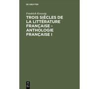 Friedrich Kreyssig Anthologie Française I (Copertina rigida)