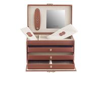 Friedrich lederwaren Cordoba 26217-3 modern brown jewelry box