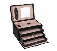 Friedrich lederwaren Luxury black jewelry box Classico Rosé 23238-20