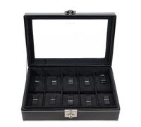 Friedrich Lederwaren Uhrenbox Mit Sichtfenster London - Schwarz 10