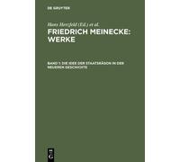 Friedrich Meine Die Idee Der Staatsräson in Der Neueren Gesch (Copertina rigida)