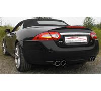 Friedrich Motorsport 70MM Duplex Sportauspuff Per Jaguar XKR Cabrio Da Anno 2008