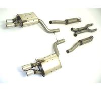 Friedrich Motorsport 70mm Duplex Sportivo Impianto per Audi A4 B6 8E Quattro