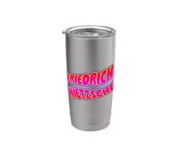 Friedrich Nietzsche Bicchiere termico in acciaio inox doppia parete