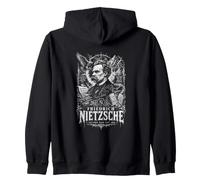 Friedrich Nietzsche Diventa Chi Sei Felpa con Cappuccio