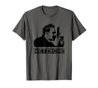 Friedrich Nietzsche - Maglietta con pistola Maglietta