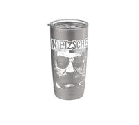 Friedrich Nietzsche Nietzscheanism Divertente Pop Art Filosofia Bicchiere termico in acciaio inox doppia parete