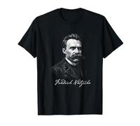 Friedrich Nietzsche Philosopher Vintage Ritratto Maglietta