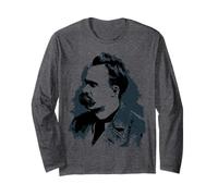 Friedrich Nietzsche Ritratti Disegno vettoriale Maglia a Manica