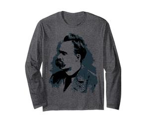 Friedrich Nietzsche Ritratti Disegno vettoriale Maglia a Manica