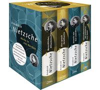 Friedrich Nietzsche, Werke in vier Bänden (Menschliches, Allzu Menschliches - Also sprach Zarathustra - Jenseits von Gut und Böse - Götzendämmerung/Der Antichrist/Ecce Homo) (4 Bände im Schuber)