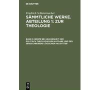 Friedrich Schle Briefe Bei Gelegenheit Der Politisch Theologi (Copertina rigida)