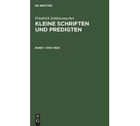 Friedrich Schleiermacher 1800-1820 (Copertina rigida)