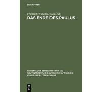 Friedrich Wilhelm Horn Das Ende des Paulus (Copertina rigida)