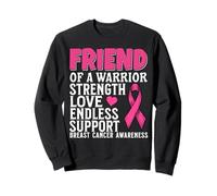 Friend of a Warrior Breast Cancer Awareness Support Gifts Felpa