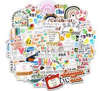 Frienda 172 adesivi ABA per analisi del comportamento applicata, impermeabili, in vinile, decalcomanie per terapia ABA, per bottiglia d'acqua autistica, laptop, diari, forniture per feste, decorazione