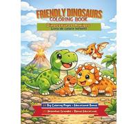 Friendly Dinosaurs: Coloring Book