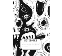 Friendly Monster Notebook: Lined Journal for Creative Kids & Teens: Adorable Creature Art Cover - Perfect for School Notes, Doodling & Fun Activities