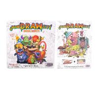 Friendly Skeleton, MonsDRAWsity The Board Game Bundle: sospetti insoliti, estrazioni SUSD ed espansione tecnicamente difficile e spilla smaltata (3 articoli)