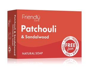 Friendly Soap Natural Soap Patchouli & Sandalwood sapone naturale 95 g