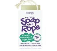 Friendly Soap Soap on a Rope Peppermint & Poppy Seeds sapone naturale con cordoncino 95 g