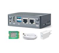 FriendlyElec - Computer a scheda singola NanoPi M5, Rockchip RK3576 SBC con HDMI, Dual GbE, M.2 NVMe e SDIO, supporto memoria UFS 2.0 (8 GB RAM, Wi-Fi e alimentazione)