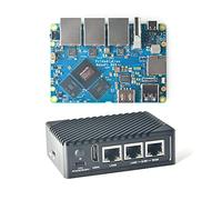 FriendlyElec NanoPi R6S Router con custodia in metallo-8K@60fps-Dual 2.5G+Gigabit-Mini NAS Server per il fai da te geek, la casa, il centro di intrattenimento-Multi OS FriendlyWrt