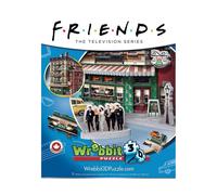 Wrebbit 3d Friends Central Perk Puzzle Marrone