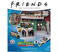 Wrebbit 3d Friends Central Perk Puzzle Marrone