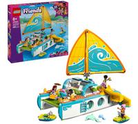 Lego friends 42664 avventura catamarano: barca, 4 mini bamboline 8+