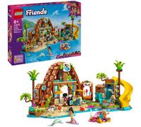 LEGO Friends Vacanza al Beach Resort - Gioco con 6 Mini Bamboline, Animali Giocattolo come Tartaruga e Delfino, Chiosco dei Gelati e Accessori - Regalo di Compleanno per Bambine da 8 Anni - 42673