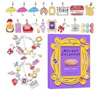 Friends Beaded Bracelet Advent Calendars | Friends Jewellery Advent Calendars DIY Charm Bracelet Kit, Jewelry Making Kit For Kid, Adults, Men, Women, Couples