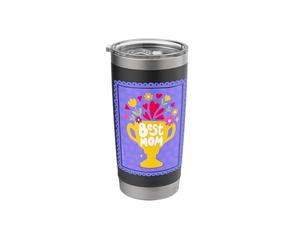 Friends. Best Mom Bicchiere termico in acciaio inox doppia parete