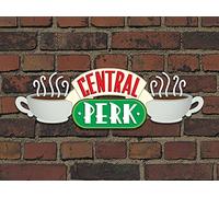 Friends "Central Perk Brick Stampe su Tela, Multicolore, 60 x 80 cm