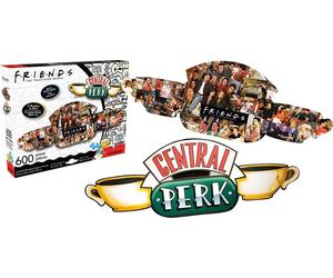 Friends Central Perk E Collage Puzzle A Doppia Faccia Da 600 Pezzi