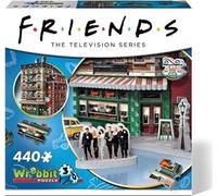 Wrebbit 3d Friends Central Perk Puzzle Marrone