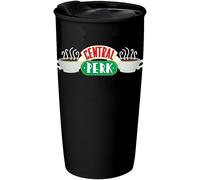 Friends Centrale Perk Logo Nero 296ml Ceramica Raddoppiato Murata Viaggio Mug