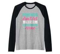 Friends Don't Let Friends Scrapbook Alone Album Scrapbook Maglia con Maniche Raglan