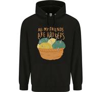 Friends Hookers Divertente Uncinetto Maglia Bambini Felpa con Cappuccio