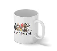 Friends Horror Movie Halloween Anime King Bianco tazza di caffè Mug