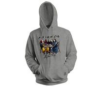 Friends Horror Movies Inspired by Novel of Stephen King Characters Anime Felpa con Cappuccio Unisex Grigio Size S