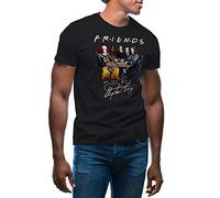 Friends Horror Movies Inspired by Novel of Stephen King Characters Anime T-Shirt Maglietta per Uomo Nera Size M