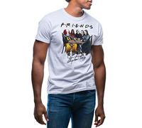 Friends Horror Movies Inspired By Stephen King Characters Anime T-Shirt Maglietta Bianca per Uomo Size XXL