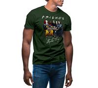 Friends Horror Movies Inspired By Stephen King Characters Anime T-Shirt Verde Militare da Uomo Size L